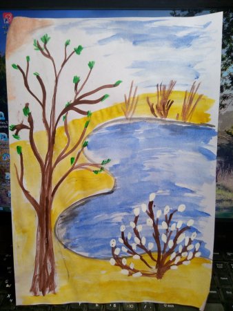 Рисование на тему Весна