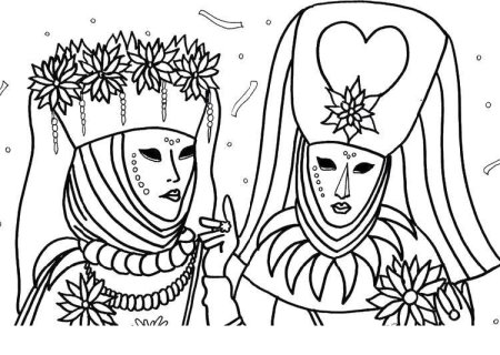 Карнавальная маска раскраска