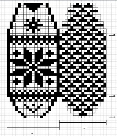 Жаккардовые узоры спицами схемы и описание олени