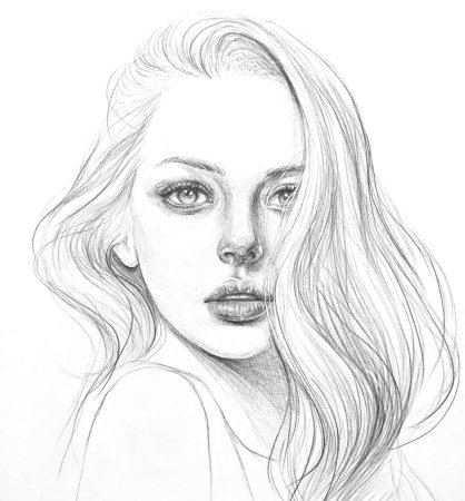 Портрет карандашом легкий