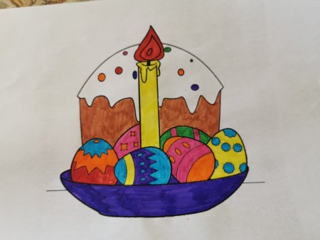 Рисунок на Пасху