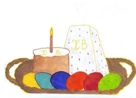 Рисунок на Пасху