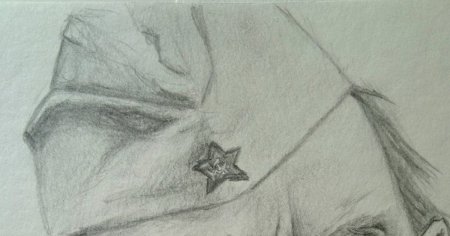 Рисунок на тему ВОВ карандашом