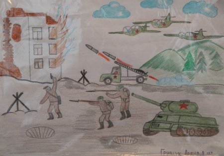 Война рисунок карандашом