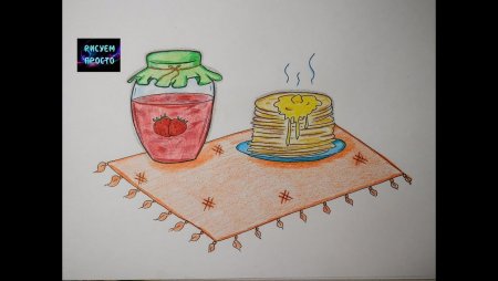 Рисунки Масленицы для срисовки