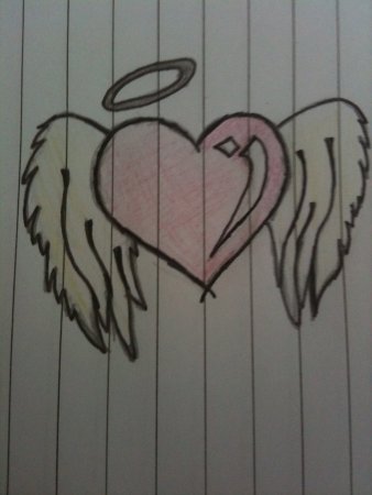 Разбитое сердце для срисовки