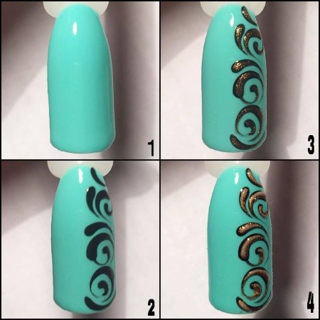 Узоры на ногтях для начинающих