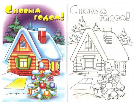 Рисунки на новый год