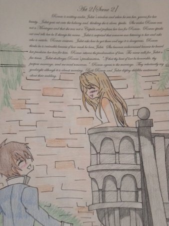 Раскраска ромэо и Джульетта