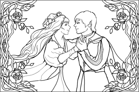 Ромео и Джульетта для срисовки