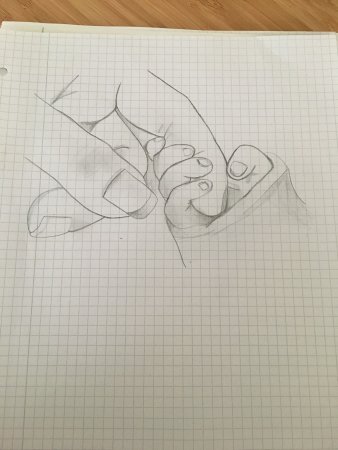 Сердце карандашом для срисовки