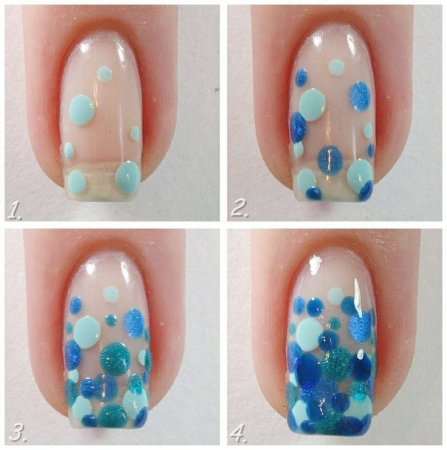 Рисунки для маникюра для начинающих легкие на ногти