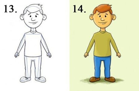 Рисование человека для детей