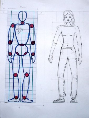 Фигура человека для рисования