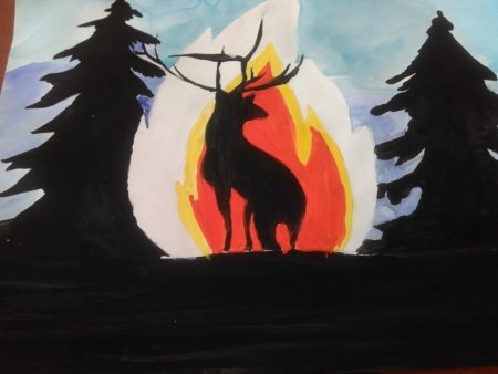 Рисунок на тему пожарная безопасность для детей