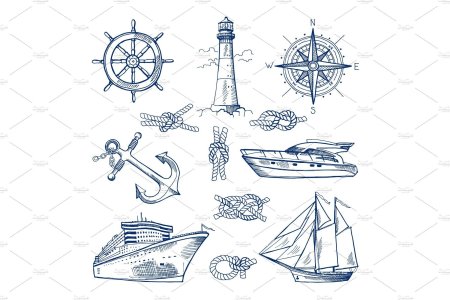 Морская тематика рисунки
