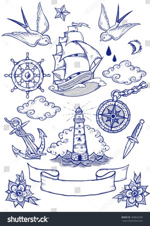 Рисунки на морскую тему легкие