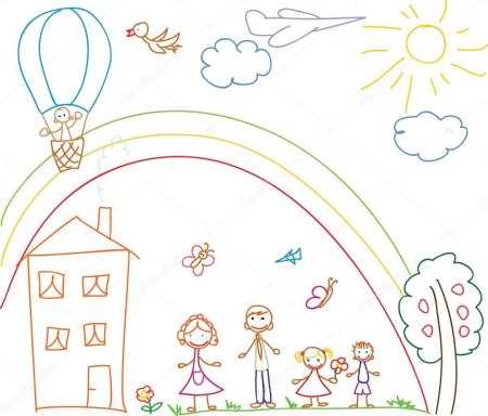 Рисунок на тему город счастливого детства