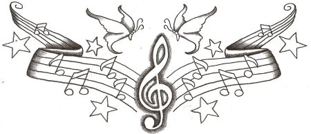 Рисунки на музыкальную тему