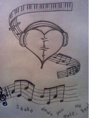 Рисунки для срисоовки лёгкие