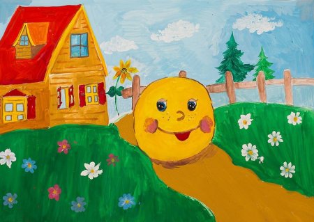Рисование сказки Колобок
