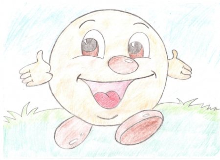 Рисование Колобок