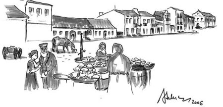 Ярмарка эскиз