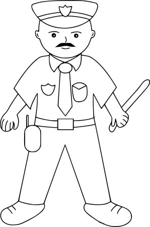 Раскраска Строитель