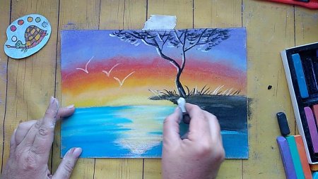 Идеи для рисования сухой пастелью для начинающих