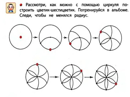 Рисунки из циркуля