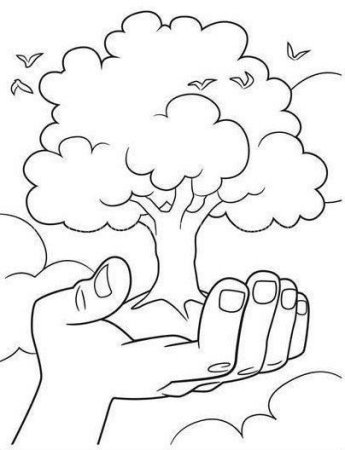 Экология раскраска для детей