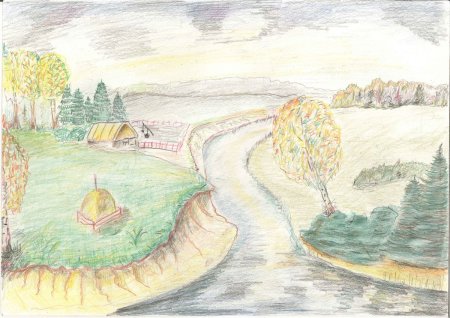 Природа родного края рисунки