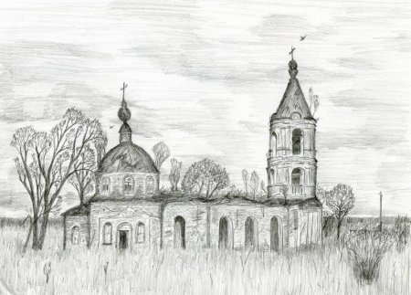 Свято-Успенский Шаровкин монастырь зарисовки
