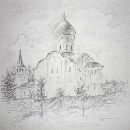 Рыбинск Спасо-Преображенский собор эскиз