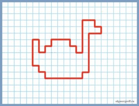 Рисунки в тетради в клетку
