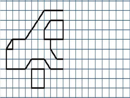 Животные по клеткам для детей