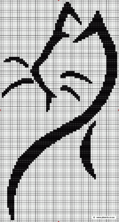 Рисунки по клеточкам черно белые