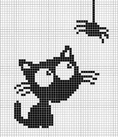 Маленькие вышивки крестом схемы кофе