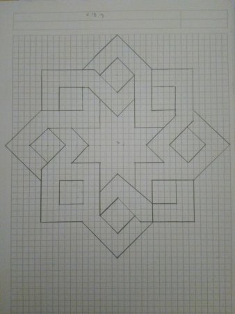 Рисование по клеточкам 3д