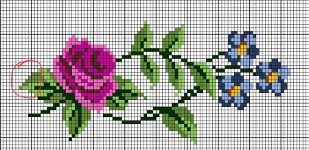 Маленькие узоры вышивка крестиком