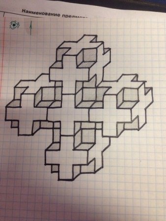 Сложные узоры по клеткам