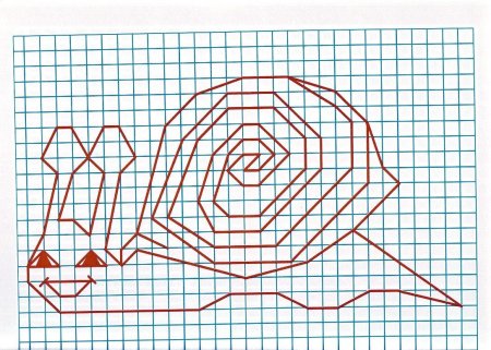 Узоры по клеточкам в тетради