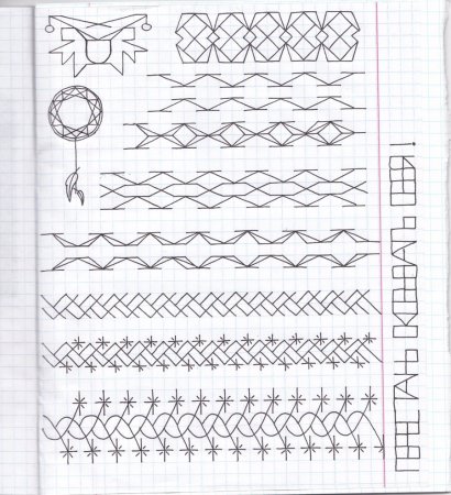 Рисунки по клеточкам