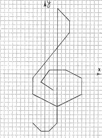 Клеточные рисунки в тетради