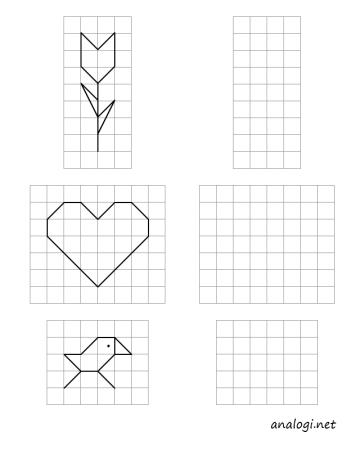 Простые фигуры по клеточкам