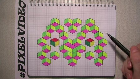 Рисунки по клеточкам ручкой