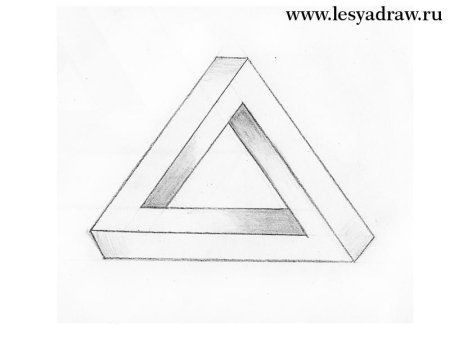 Иллюзия рисунок карандашом