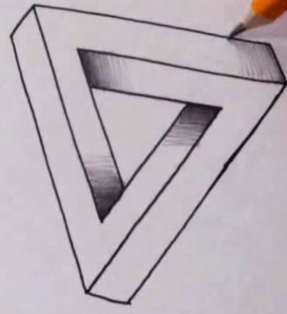 3д рисунки легкие