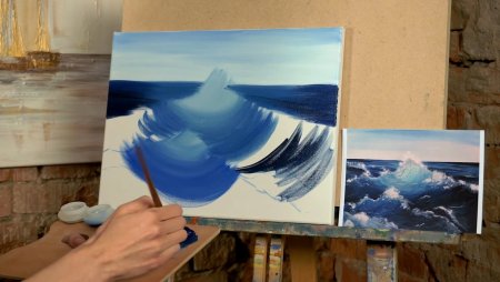 Пейзаж для рисования пастелью