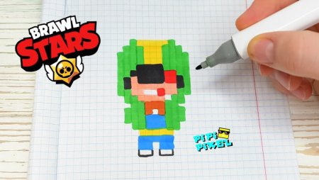 Рисунки в клетку Браво старс